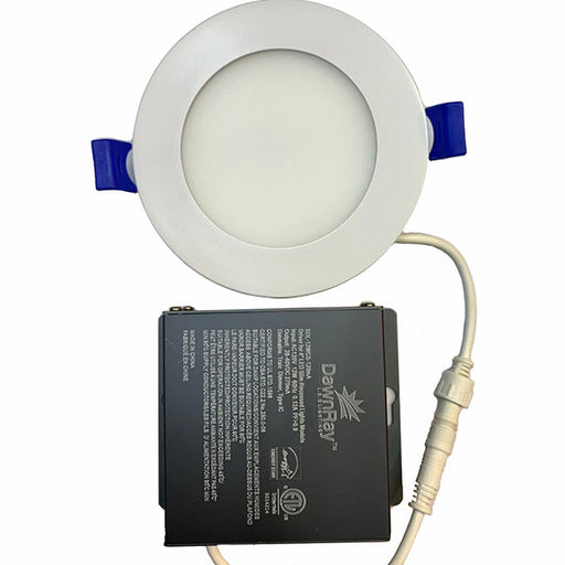 4'' WHITE TRIM LED POT LIGHT (3 LIGHT COLOUR OPTIONS: 3000K, 4000K AND 5000K) WITH JUNCTION BOX