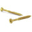 #10*3-1/2'' YELLOW ZINC SCREW - SQUARE DRIVE (1 POUND)