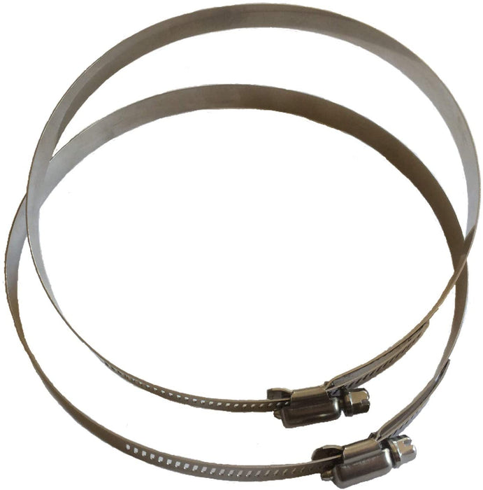 6" ADJUSTABLE STAINLESS STEEL DUCT CLAMP HOSE CLIP-1PC