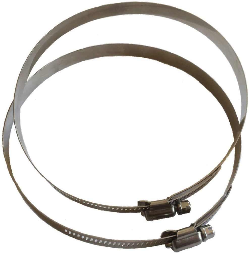 6" ADJUSTABLE STAINLESS STEEL DUCT CLAMP HOSE CLIP-1PC