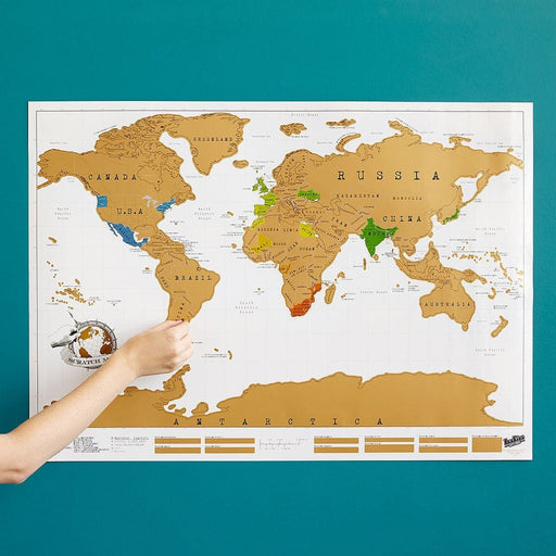 Scratch The White Map