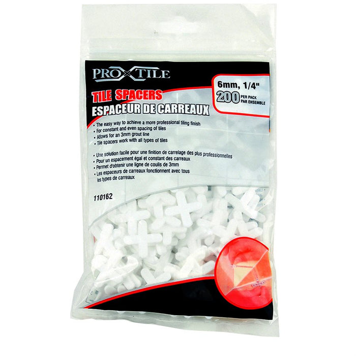 1/4'' (6 mm) TILE SPACER (200 pcs)