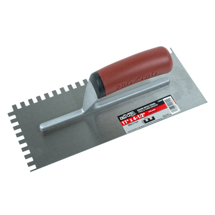 TROWEL - SQUARE NOTCHED 11'' * 4-1/2'' * 1/4''