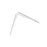 7''*9'' WHITE STEEL SHELF BRACKET