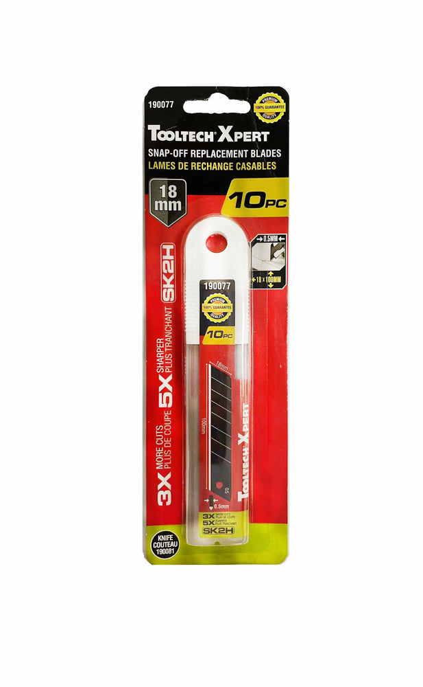 18MM SNAP-OFF REPLACEMENT BLADES (10 PC)