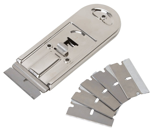 SAFETY SCRAPER WITH 5 BLADES