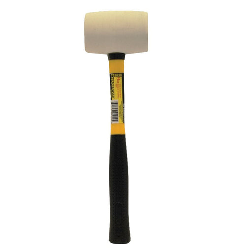 RUBBER MALLET 24 OZ. WITH FIBERGLASS HANDLE