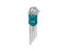 TOTAL CR-V HEX KEY 9PCS SETS