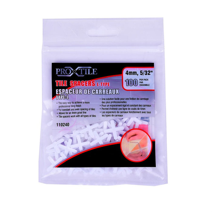 5/32'' (4 mm) TYPE TILE SPACER (100 pcs)