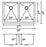 HANDMADE UNDERMOUNT SINK - 29"x19"x10"
