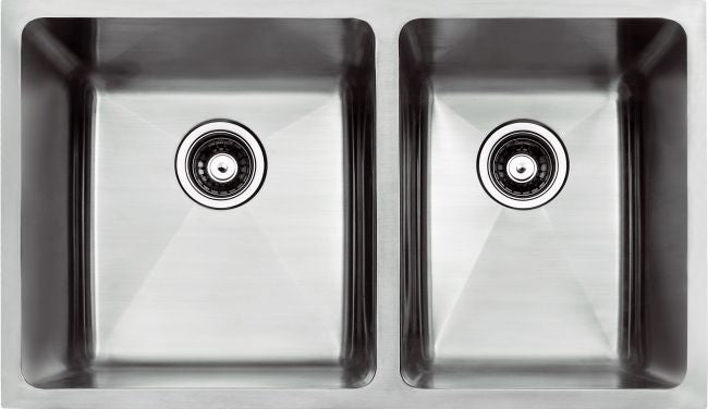 HANDMADE UNDERMOUNT BIG-LEFT SMALL-RIGHT SINK RADIUS - 29"x19"x1