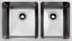 HANDMADE UNDERMOUNT BIG-LEFT SMALL-RIGHT SINK RADIUS - 29"x19"x1