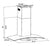 30" STAINLESS STEEL GLASS HOOD - 3 SPEEDS - PUSH BUTTON - LED LIGHT - WITH ALUMINUM FILTER