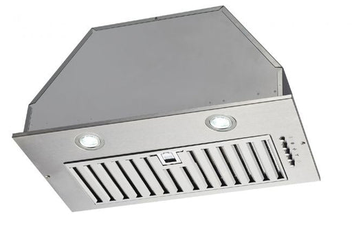 20" STAINLESS STEEL HOOD INSERT - 3 SPEEDS - PUSH BUTTON - 400 CFM