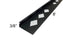 3/8''*8' METAL L-CHANNEL SATIN BLACK
