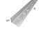 3/4''*8' METAL L-CHANNEL SATIN SILVER