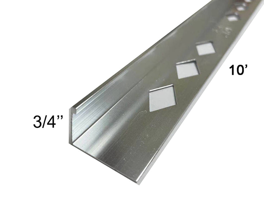 3/4''*10' METAL L-CHANNEL CHROME
