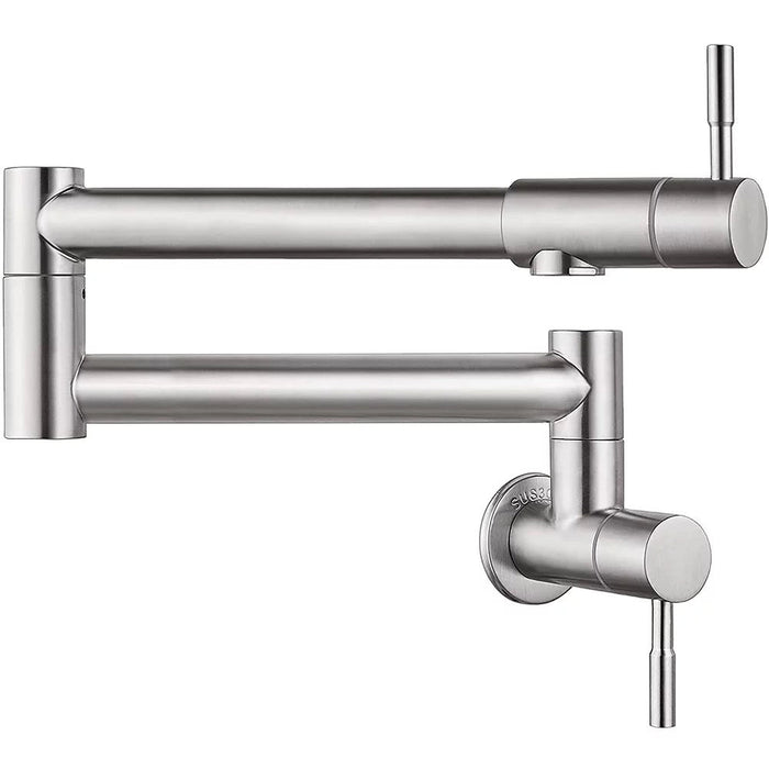 Quality Sink Faucet Stainless steel brushed folding rotation kitchen sink faucet