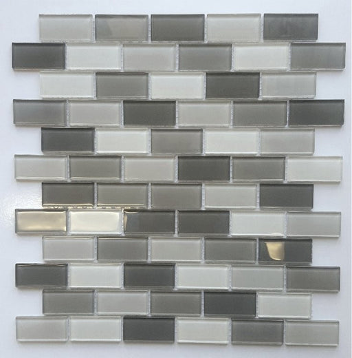 1x2 Sand Glass Mosaic Kitchen Backsplash Tiles