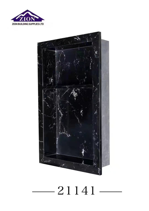 BLACK MARQUINA SHOWER NICHE