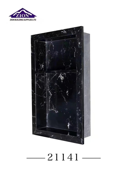 BLACK MARQUINA SHOWER NICHE