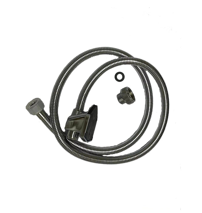 PORTABLE BIDET HOSE WITH BRACKET AND ADAPTER