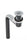 1-1/4"CHOROME OFFSET LAVATORY DRAIN WITH GRID DRAIN (17 GAUGE TAILPIECE)