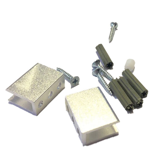 SHOWER CORNER GLASS BRACKETS