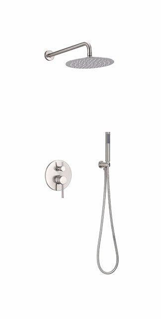 #22936 SATIN NICKEL ROUND SHOWER FAUCET