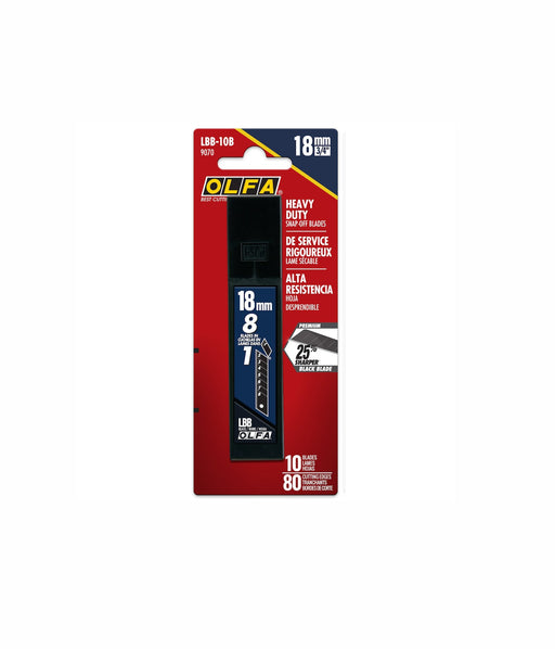 18MM HEAVY DUTY SNAP-OFF BLADES (10 BLADES)