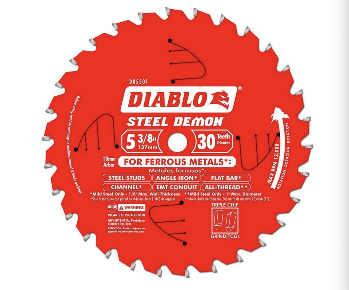 5-3/8" METAL BLADE (30 TEETH)