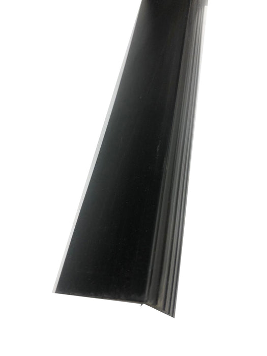 RUBBER STAIR NOSING BLACK 2'' * 2'' * 12'