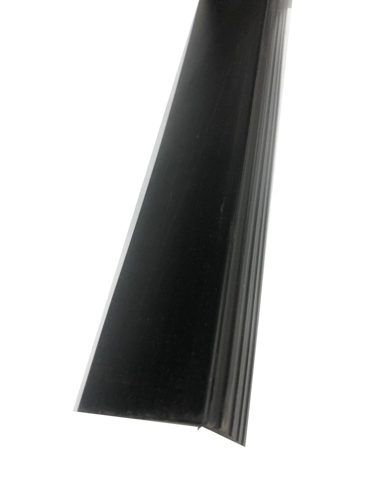 RUBBER STAIR NOSING BLACK 2'' * 2'' * 12'