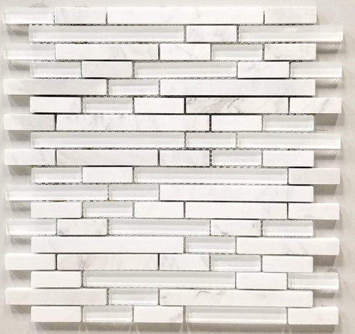 5/8 Strip Snow Kitchen Backsplash Tiles
