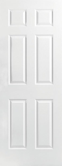 36''X80'' 6 PANEL TEXTURED HOLLOW CORE INTERIOR DOOR (SLAB)
