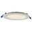 Dals Lighting 7006-WH 6" LED Round PRO Panel Light, 12W, 3000k, 850 Lumens - WH