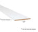 WHITE MELAMINE SHELF 5/8''*12''*97''