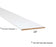 WHITE MELAMINE SHELF 5/8''*24''*97''