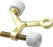 HINGE PIN DOORSTOP-BRASS 1PC