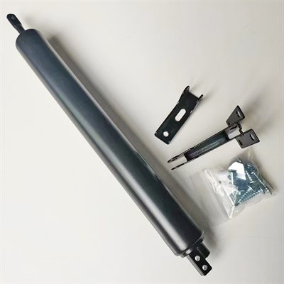 PNEUMATIC ALUMINUM DOOR CLOSER 10.5IN X 1.25IN BLACK