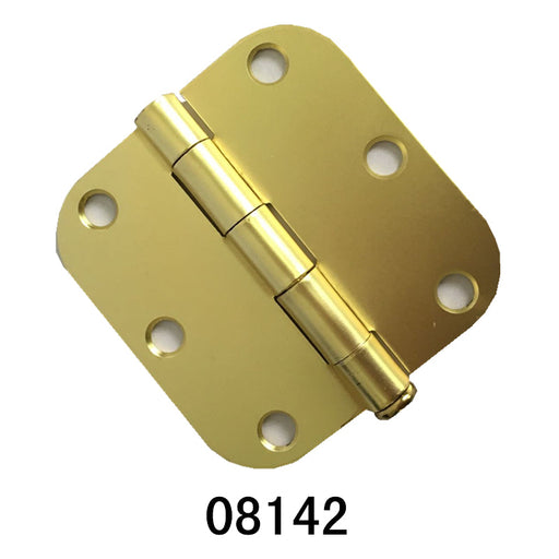 HINGES #8142 (SATIN GOLD, ROUND & ROUND)
