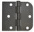 HINGES #8150 (BLACK, SQUARE & ROUND)