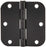 HINGES #8151 (BLACK, ROUNDED CORNER)