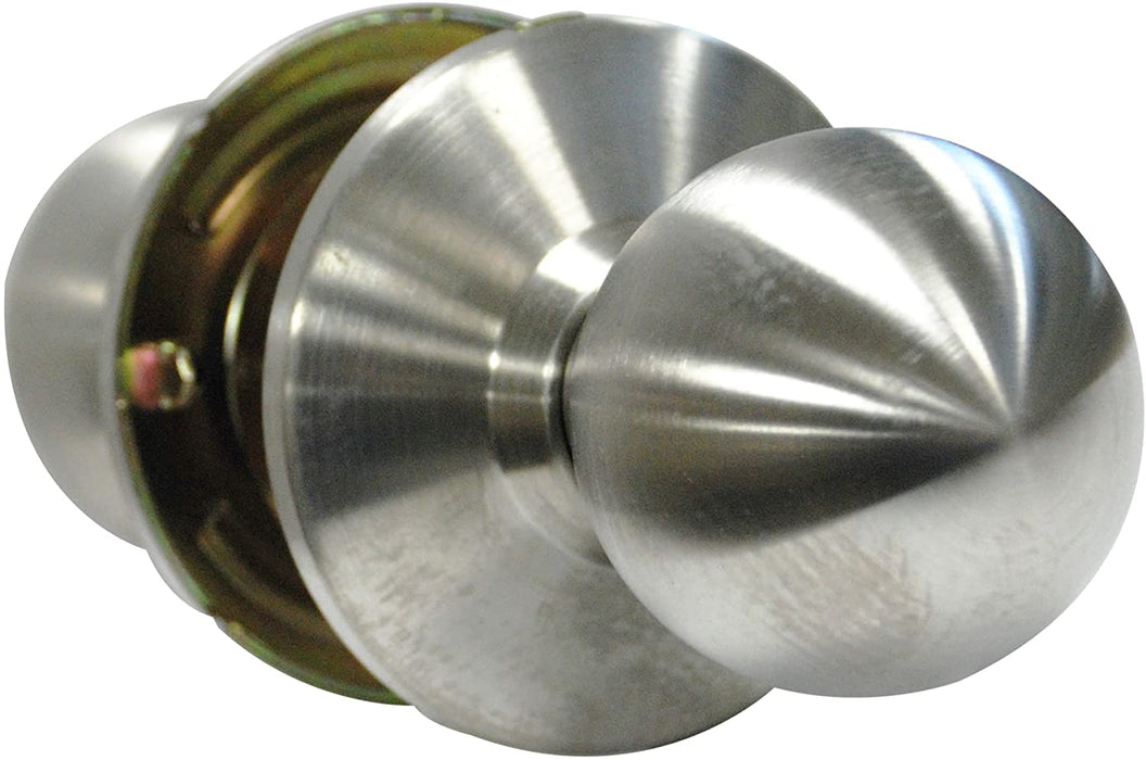 STAIN CHROME FINISH COMMERCIAL CYLINDRICAL LOCK-PASSAGE