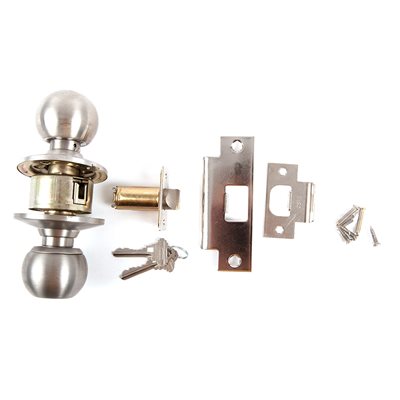 STAIN CHROME FINISH COMMERCIAL CYLINDRICAL LOCK-CLASSROOM