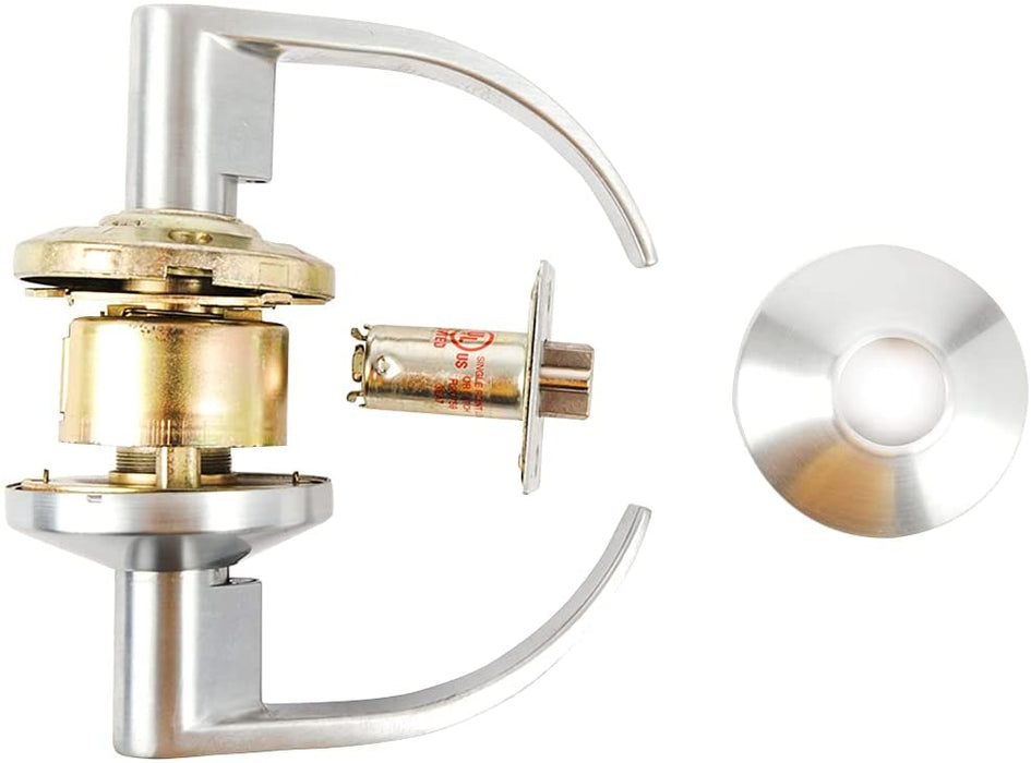 STAIN CHROME STOREROOM COMMERCIAL LOCK - LEVER
