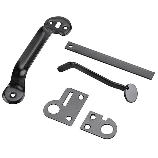 BLACK STEEL THUMB LATCH