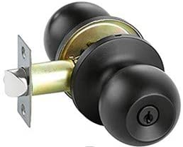 ENTRANCE LOCK (BALL KNOB) OIL RUBBED BRONZE