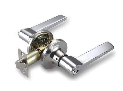 ENTRANCE LOCK (LATITUDE LEVER) SATIN NICKEL