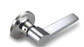 DUMMY LOCK (LATITUDE LEVER) SATIN NICKEL